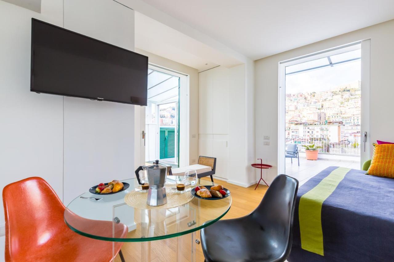 那不勒斯Seaview Terrace 360°& Elegant Loft公寓 外观 照片