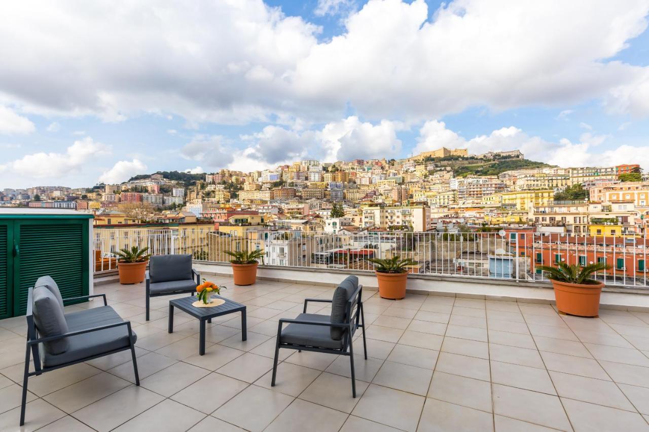 那不勒斯Seaview Terrace 360°& Elegant Loft公寓 外观 照片