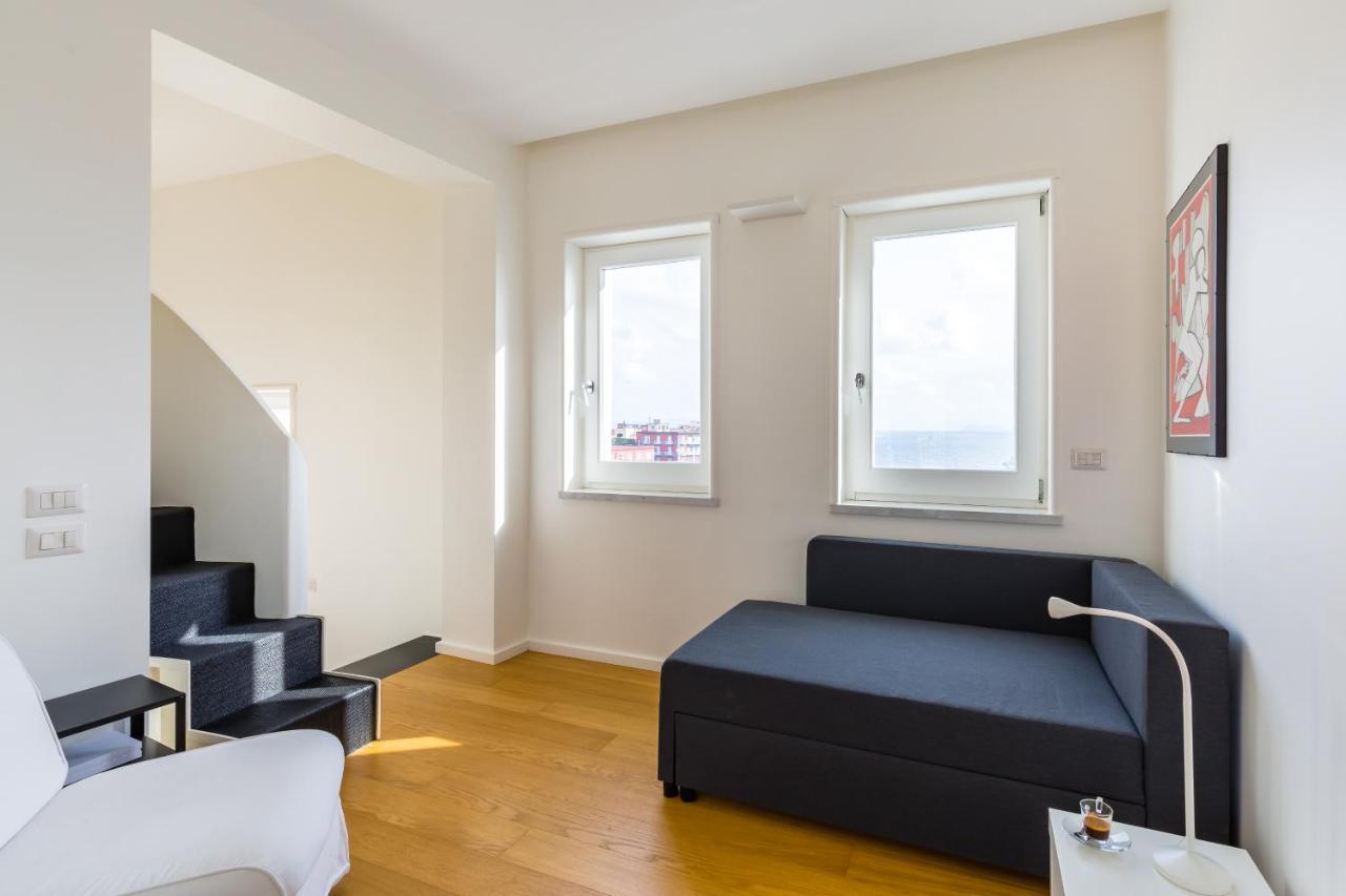那不勒斯Seaview Terrace 360°& Elegant Loft公寓 外观 照片