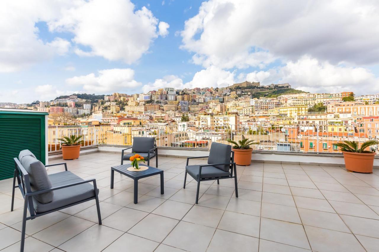那不勒斯Seaview Terrace 360°& Elegant Loft公寓 外观 照片